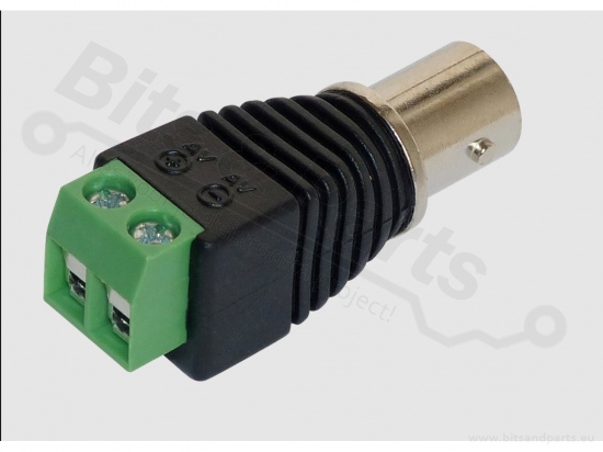 BNC Plug with male terminal block